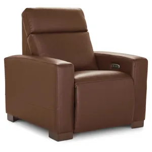 Acadia Power Reclining Chair w/ Headrest - Dean Chestnut