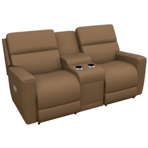 Apollo Power Reclining Loveseat w/ Headrest & Lumbar & Remote Wand