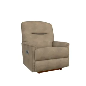 Aries Power Rocking Recliner w/ Headrest, Lumbar & Wireless Remote - i-Outlier Mushroom