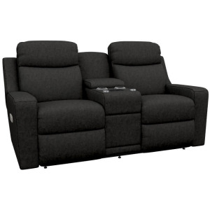 Emmons Power Reclining Loveseat w/ Headrest, Lumbar & Console & Wireless Remote
