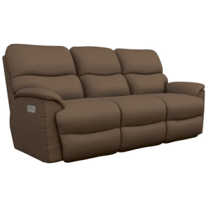 Trouper Power Reclining Sofa w/ Headrest & Wireless Remote - Denver Canyon