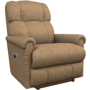Pinnacle Power Rocking Recliner w/ Headrest & Lumbar - i-Northwest Camel