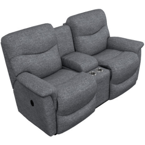 James Reclining Loveseat w/ Console
