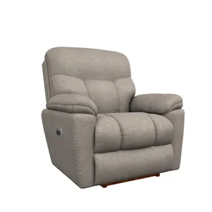 Morrison Power Rocking Recliner w/Headrest, Lumbar & Wireless Remote - Lunar Taupe