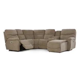 James 5 PC Reclining Sectional