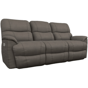 Trouper Power Reclining Sofa w/ Headrest, Lumbar, & Dual Wireless Remote