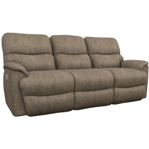 Trouper Power Reclining Sofa w/ Headrest, Lumbar, & Dual Wireless Remote