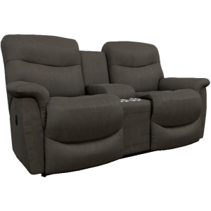 James Reclining Loveseat w/ Console