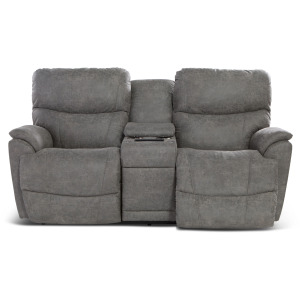 Trouper Power Reclining Loveseat w/ Headrest & Console