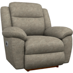 Joel Power Rocking Recliner w/ Head Rest & Lumbar - i-Northwest Sable