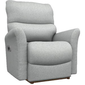 Rowan Power Rocking Recliner w/ Headrest, Lumbar, & Wireless Remote - i-Broderick Seaglass