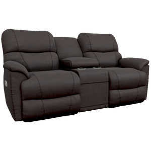 Trouper Power Reclining Loveseat w/ Headrest & Console
