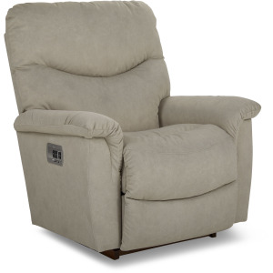 James Power Rocking Recliner w/ Headrest and Lumbar w/Wireless Remote