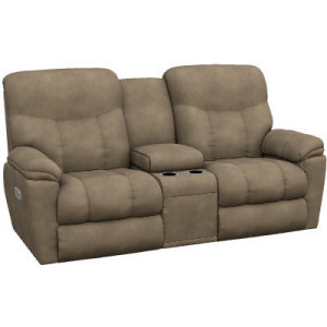Morrison Power Reclining Loveseat w/ Headrest, Lumbar, Console & Dual Wireless Remotes
