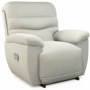 Joshua Power Rocking Recliner w/Headrest, Lumbar, Wireless Remote