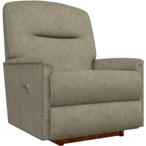 Aries Power Rocking Recliner w/ Headrest & Wireless Remote - i-Outlier Charcoal