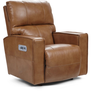 Maddox Power Rocking Recliner w/ Headrest & Lumbar