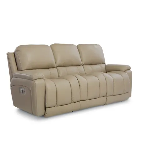 Greyson Power Reclining Sofa w/ Headrest & Lumbar
