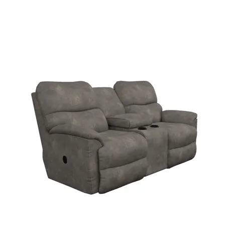 Trouper Reclining Loveseat w/ Console
