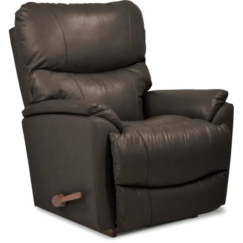 Trouper Rocking Recliner w/Swivel Base - Intermingle Grey