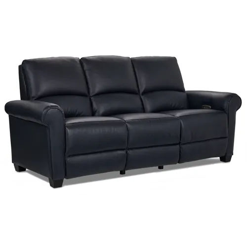Clybourn Power Reclining Sofa w/ Headrest - Sutton Navy