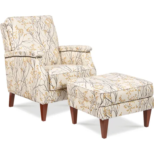 Cambridge Chair with Ottoman