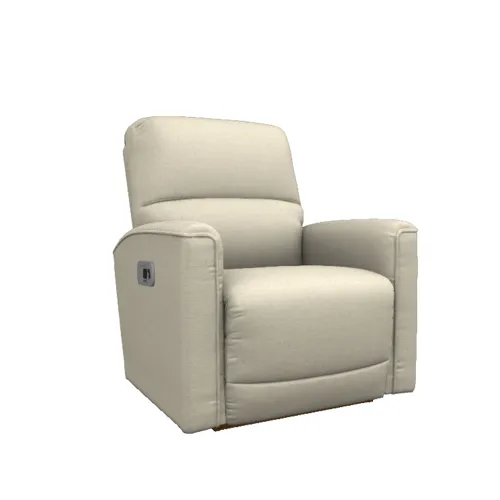 Cade Power Rocking Recliner w/ Headrest - Linen