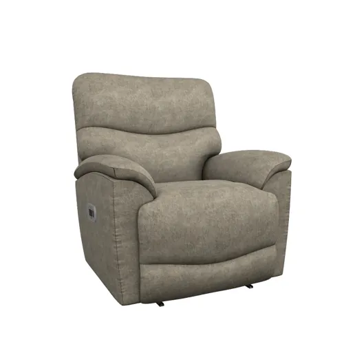 Trouper Power Wall Recliner w/ Headrest & Lumbar w/Wireless Remote - i-Northwest Sable