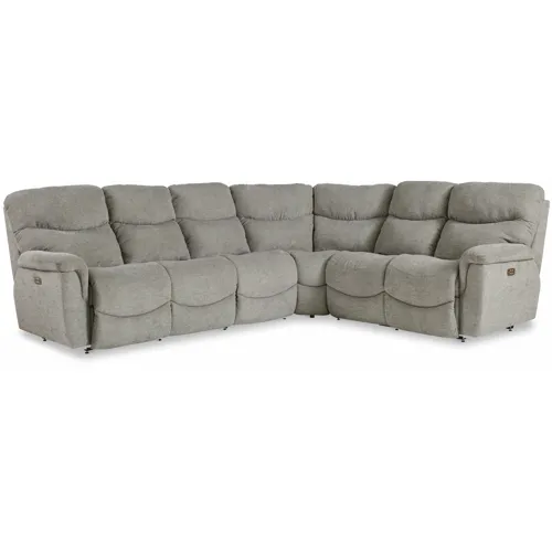 James 3 PC Power Reclining Sectional