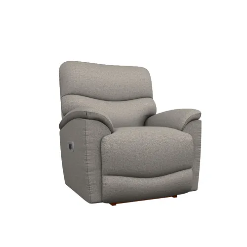 Trouper Power Rocking Recliner w/ Headrest & Lumbar - Fairfax Ash