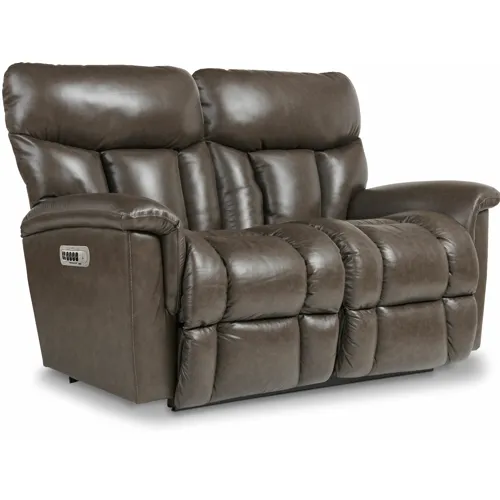 Mateo Power Wall Reclining Loveseat w/ Headrest and Lumbar