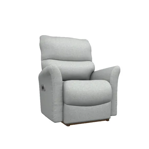 Rowan Power Rocking Recliner w/ Headrest, Lumbar, & Wireless Remote - i-Broderick Seaglass