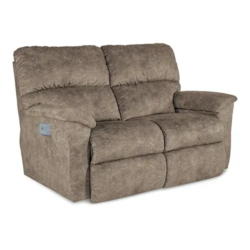 Brooks Power Reclining Loveseat w/ Headrest & Lumbar