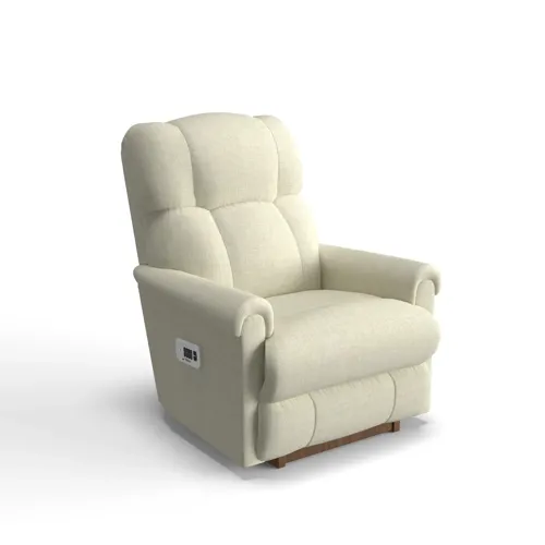 Pinnacle Rocking Recliner w/Headrest, Lumbar & USB Port