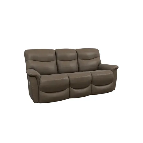 James Power Reclining Sofa w/ Headrest & Lumbar