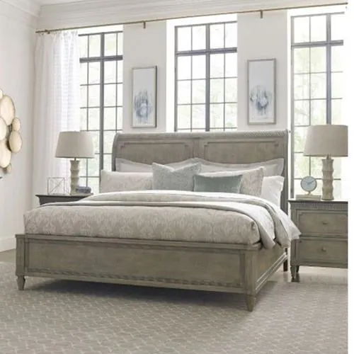 Savona Cal King Anna Sleigh Bed 6/0 Complete