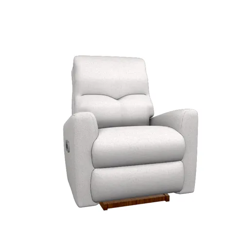 Hawthorn Power Rocking Recliner w/ Headrest & Lumbar - Promise Oyster