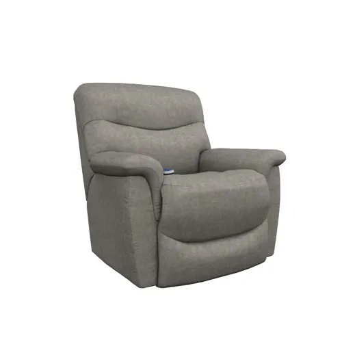 James Silver Power Lift Recliner - i-Northwest Charcoal
