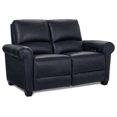 Clybourn Power Reclining Loveseat w/ Headrest - Sutton Navy