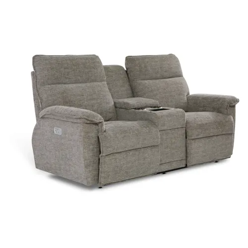 Jay Power Reclining Loveseat w/ Headrest, Lumbar & Console