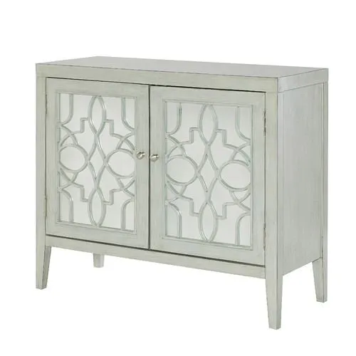 Hidden Treasures Mirrored Door Cabinet