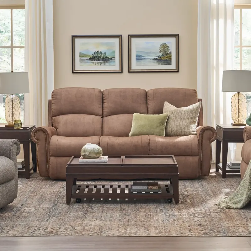 Dutton Power Reclining Sofa w/ Headrest &amp; Lumbar