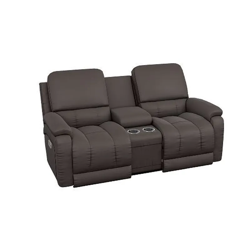 Greyson Power Reclining Loveseat w/ Headrest, Lumbar, Console &amp; Wireless Remote