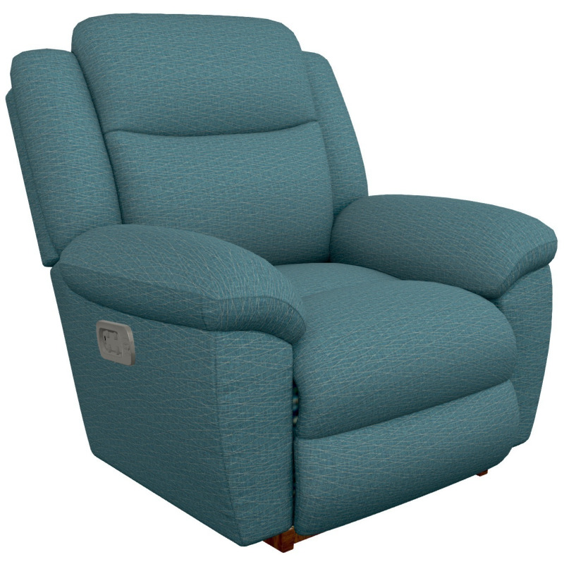 Joel Power Rocking Recliner w/ Head Rest & Lumbar NIS430010057 by LaZ