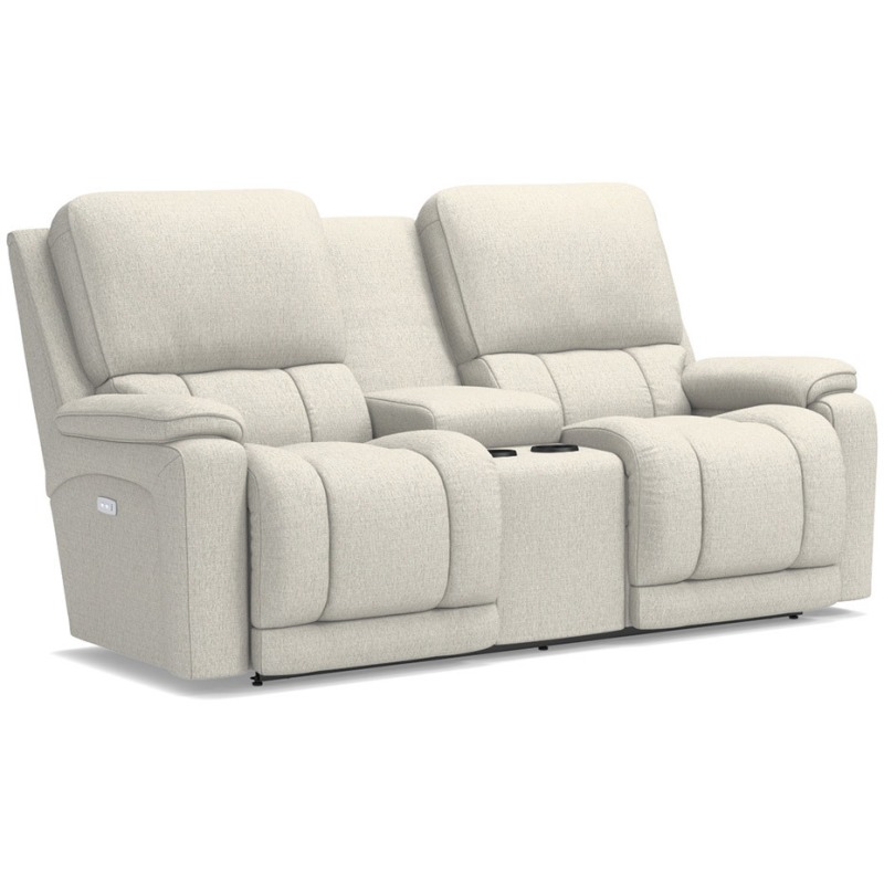 Greyson Power Reclining Loveseat W Console By La Z Boy