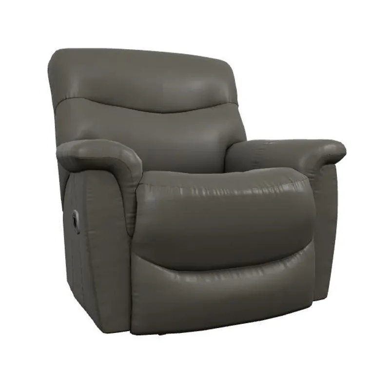 James Power Rocking Recliner w/ Headrest and Lumbar w/Wireless Remote