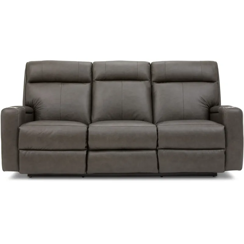 Ovation AudioLuxe Power Wall Reclining Sofa w/ Headrest, Lumbar &amp; Storage Drawer