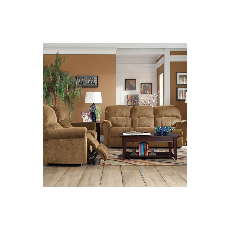 Briggs PowerRecline La-Z-Time® Full Reclining Loveseat w/ Console and Power Headrest