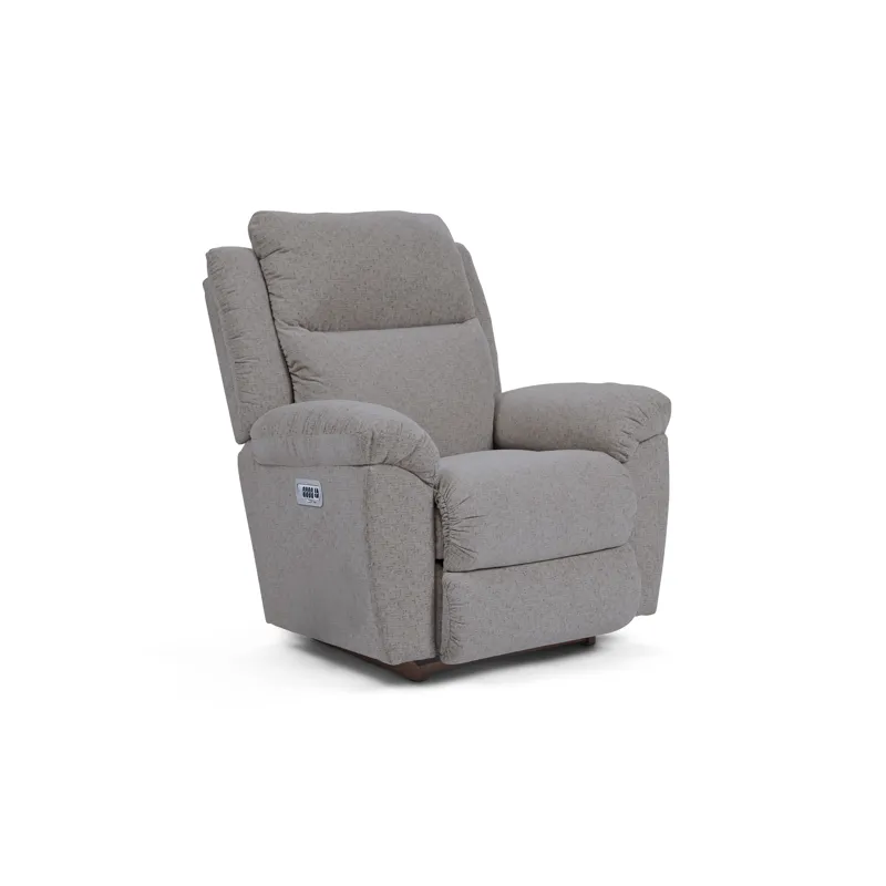 Joel Power Rocking Recliner w/ Head Rest, Lumbar &amp; Wireless Remote