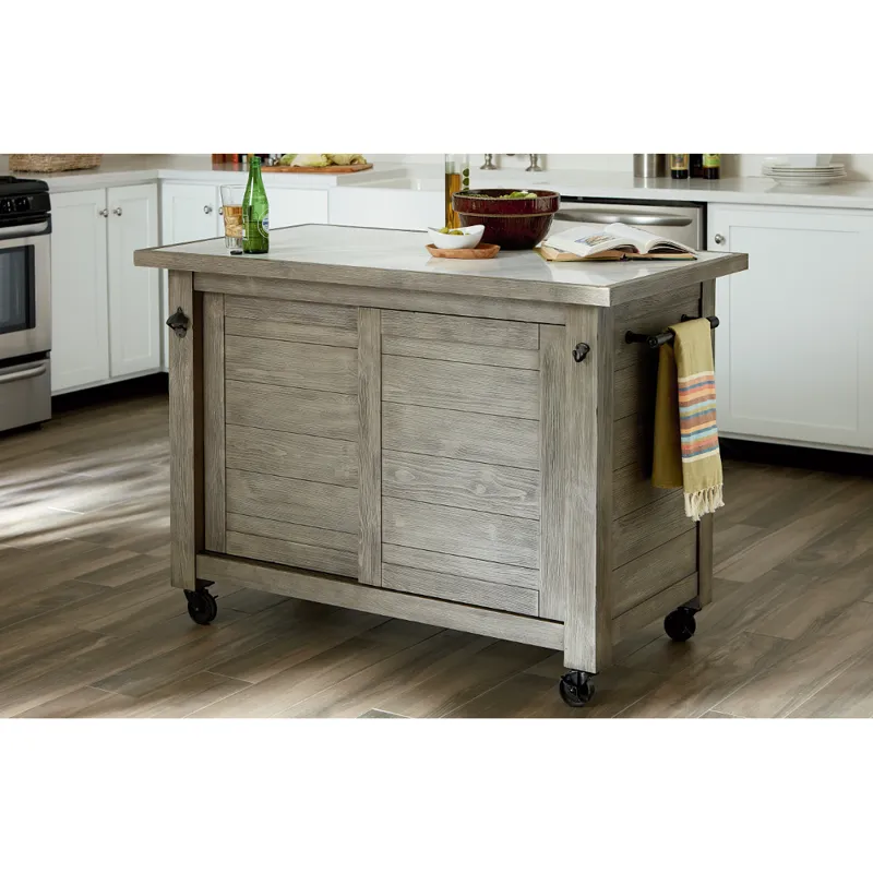 Junction Shiplap Kitchen Island